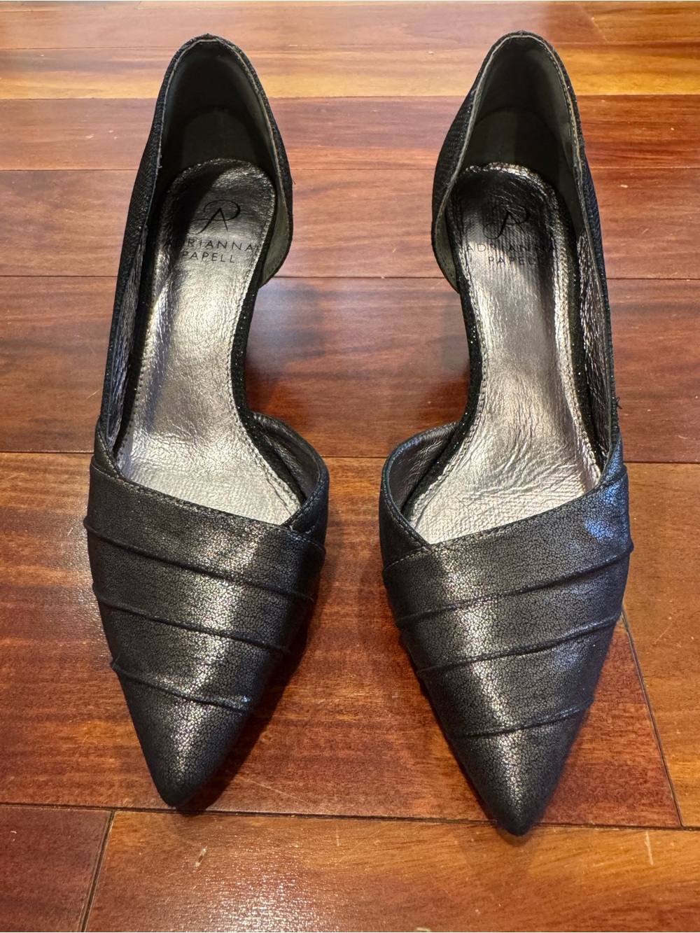 Adrianna Papell Metallic Pointed-Toe Ravenna Pumps - Size 6